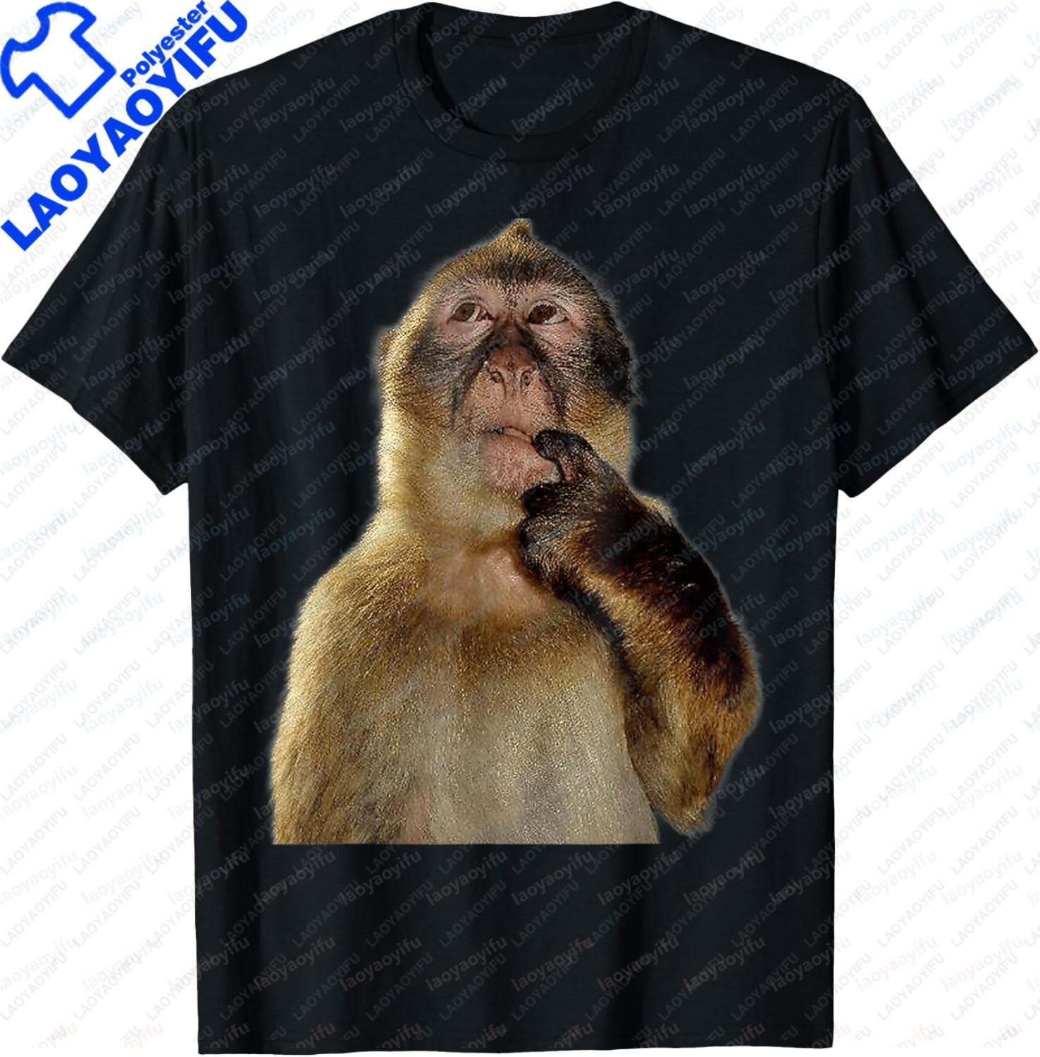 

Funny Monkey Emoji Tshirt Cute Design Suitable for Both Men and Women As A Fashionable Shortsleeved Roundneck Top S