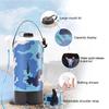 Compact and Lightweight Camping Shower Bag User-Friendly On Off Switch Solar Powered Heat Absorbing Design with Durable Build