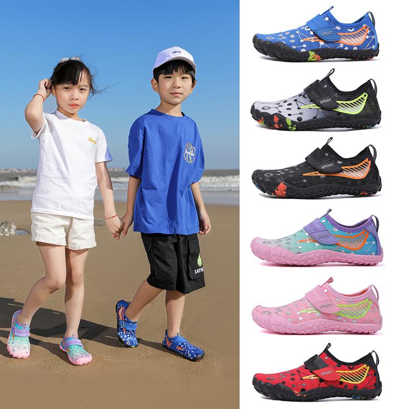 Outdoor Mountaineering Parent-child Creek Walking Shoes Children's Beach Shoes Lightweight Five-finger Shoes Snorkeling Shoes Small Size Swimming S