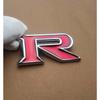 1pc 3D Zinc Alloy R Logo, Car Side Fender Rear Trunk Emblem Badge Sticker, Car Decoration Accessories