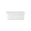 Fuji Horo Deep Storage Container, LL Size, 2.3L, Canister with Lid, Induction Cooktop, Oven, and Freezer Compatible, KE-DLL LW, White