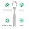 Oral Care Stainless Steel Tongue Scraper Medical Mouth Brush Tongue Brush Tongue Scraper Cleaner