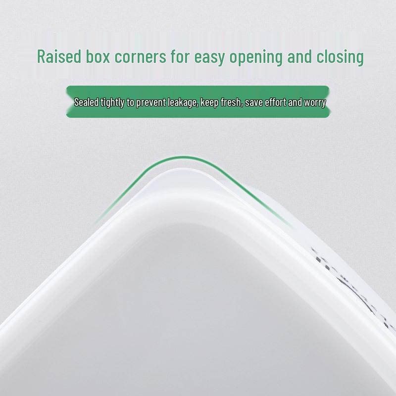 Plastic Food Storage Container with Lid - Sealed Fresh-Keeping Box for Fridge, Fruit, Lunch, or Bento.