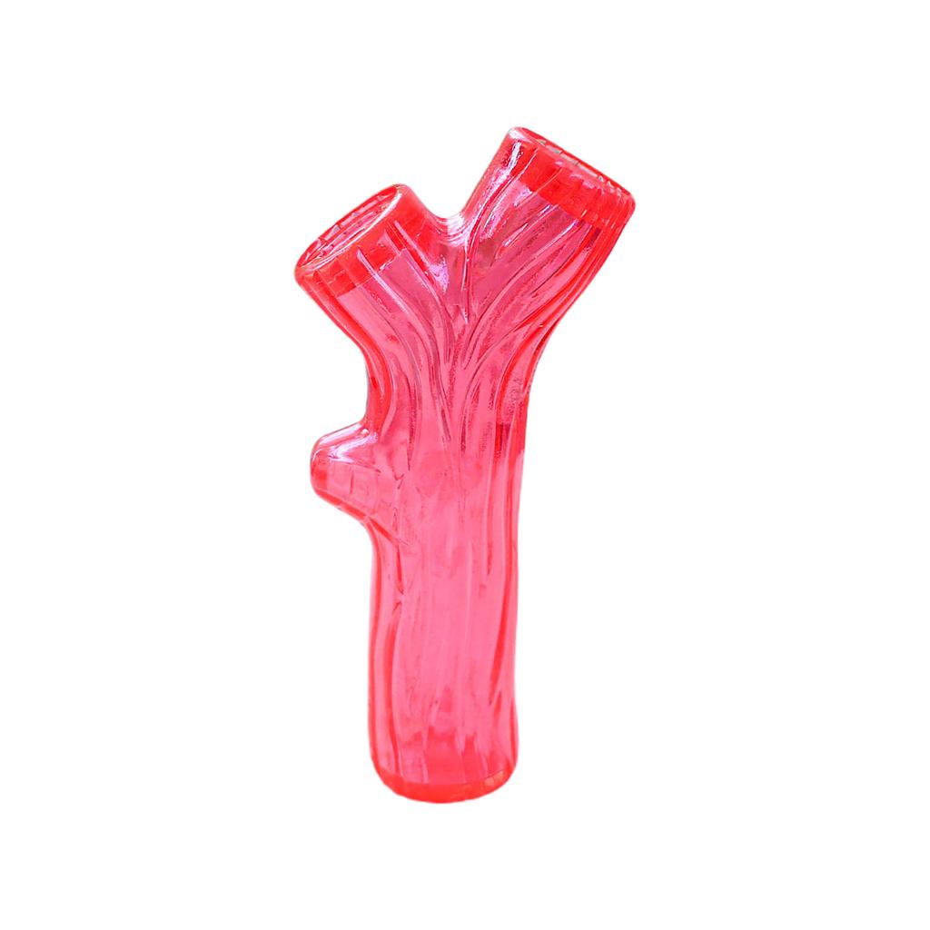 Dog Squeak Toy TPR Chew Twig Shape Toy with Squeaker Branch-shape Squeak Sound Toy Tree Crotch Style