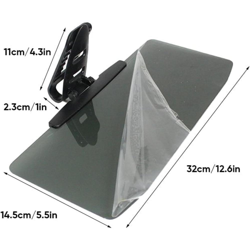 Auto-Sonnenblende mit polarisierter Blendschutzfunktion, universelle Auto-Sonnenblende mit polarisierter Blendschutzfunktion, für eine klarere Sicht (1 Stück).