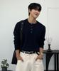HYOJI Fw Washable Cable Crop Henley Neck Knit (8 Colors)