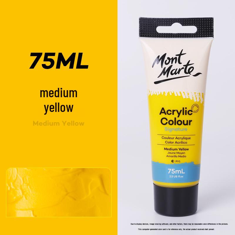 Montmartre 75ml Waterproof Non-Fading Acrylic Paint Set: Perfect for Children’s Textiles and Art Projects, Sunscreen Formula