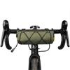 Rhinowalk Bicycle Handlebar Bicycle Front Bag Frame Storage Roll Bag Mountain Road Bike Commuter Shoulder Bag Professional Cycling Accessories Green