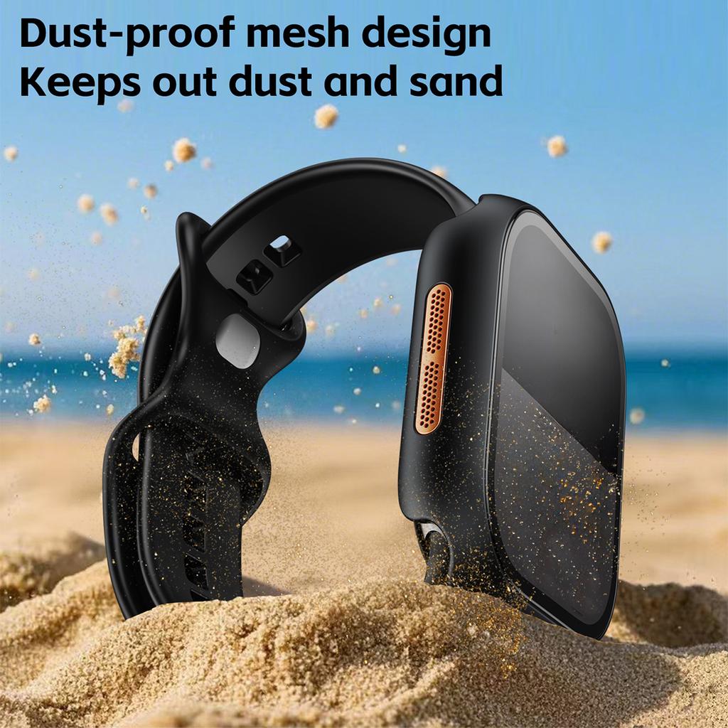 Tempered Glass+Case For Apple Watch Series 9 8 7 44mm 40mm 38mm PC Bumper+Screen Protector IWatch 10 6 5 4 3 SE 41mm 45mm