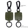 Retractable Keychain Heavy Duty Badge Holder Reel with Belt Clip 23'' Steel Wire Cord Heavy Duty Carabiner Key Holder