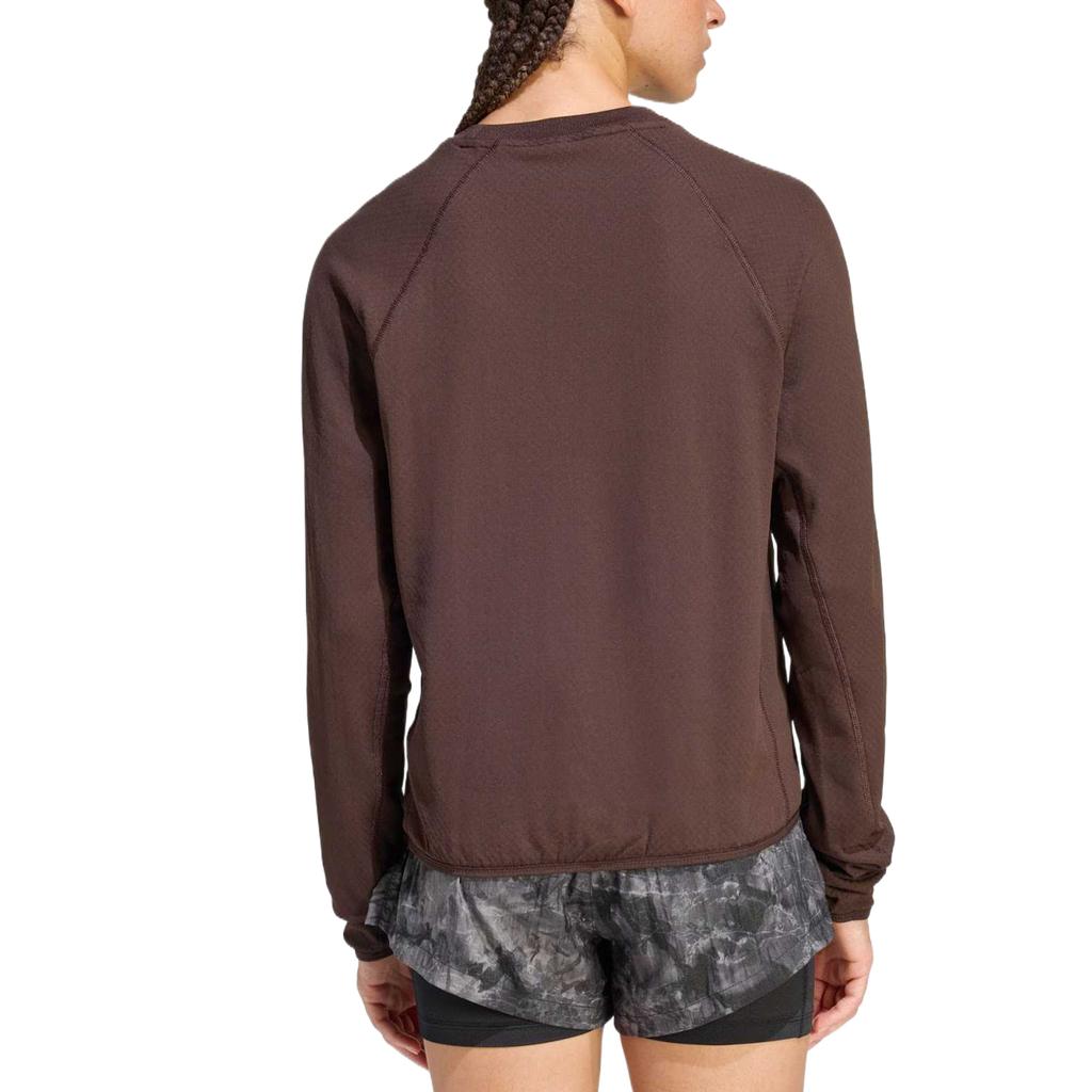 Adidas Round Neck Long Sleeve Solid Color Warm Sweatshirt Women sweatshirt KC8386