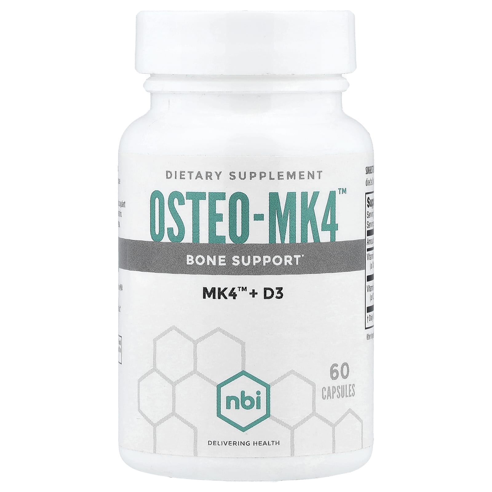 

NBI, Osteo-MK4™, 60 Capsules