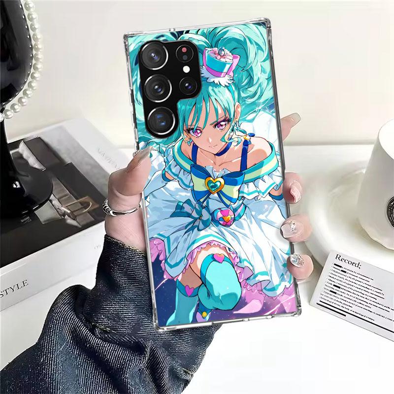 Pretty Cure Anime Soft Phone Case For Samsung Galaxy S22 S23 S24 S25 Edge S26 Ultra S20 FE S21 Plus + Fundas Coque Galaxy S20 S2