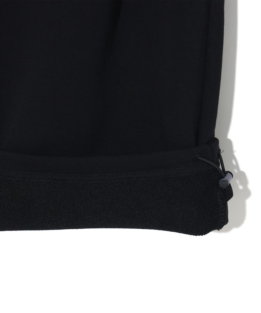 RAYFIKERS Side One-Pleat Wide Sweatpants Mq6Pu187_Black