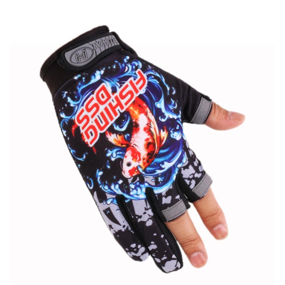 

Sunscreen fishing gloves average size