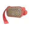 Coach Elias 23 Letter Logo Zip Classic Monogram Shoulder Crossbody Waist Bag Medium Men Bags Orange Brown CJ505-SVB10