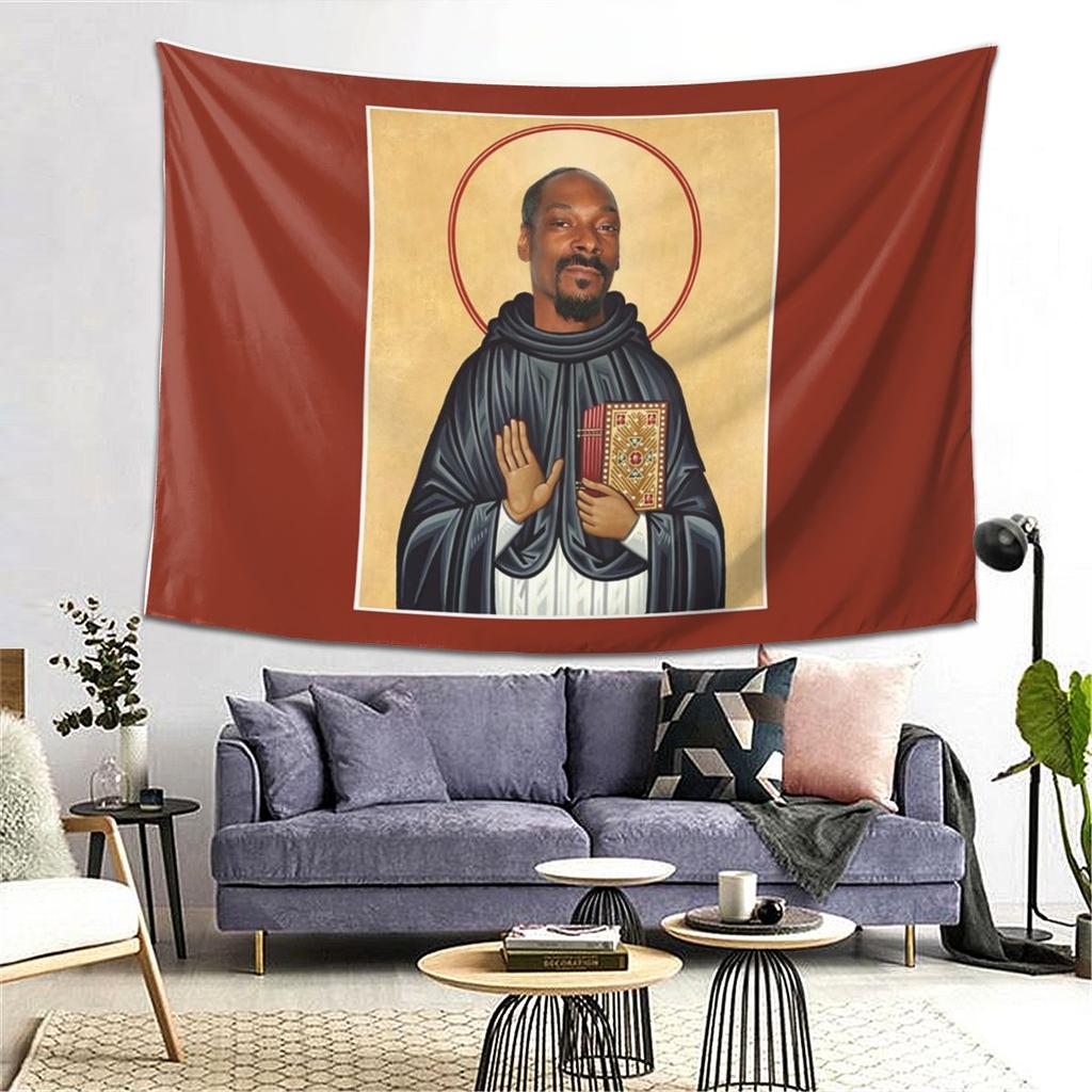Snoop Dogg wird zum Jesus Wandteppich Ästhetische Heimdekoration Wandteppiche für Wohnzimmer Schlafzimmer