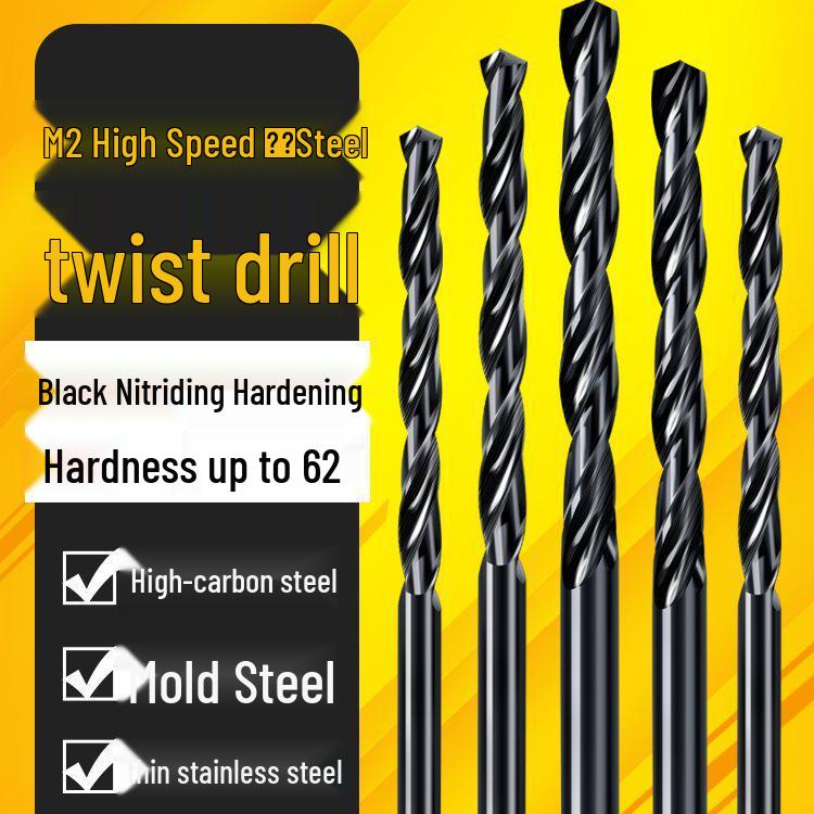 

High-Speed Steel Twist Drill Bit for Drilling Steel & Stainless Steel, Super Hard Hand Drill, 0.5-16mm. 6.0mm single pack