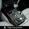 Car Styling Center Console Gearshift Frame Decoration Sticker Trim For Auid A6 C7 2012-2018 Carbon Fiber Color Accessories