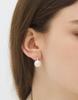 Hyeres Lor H Edition Серебристый (W) Серьги-гвоздики с жемчугом One-Touch 12 мм Hl6E55617W9Xxx