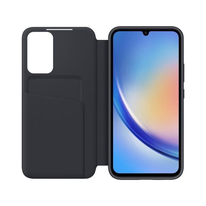 Smart S View Case for Samsung Galaxy A34 5G Black