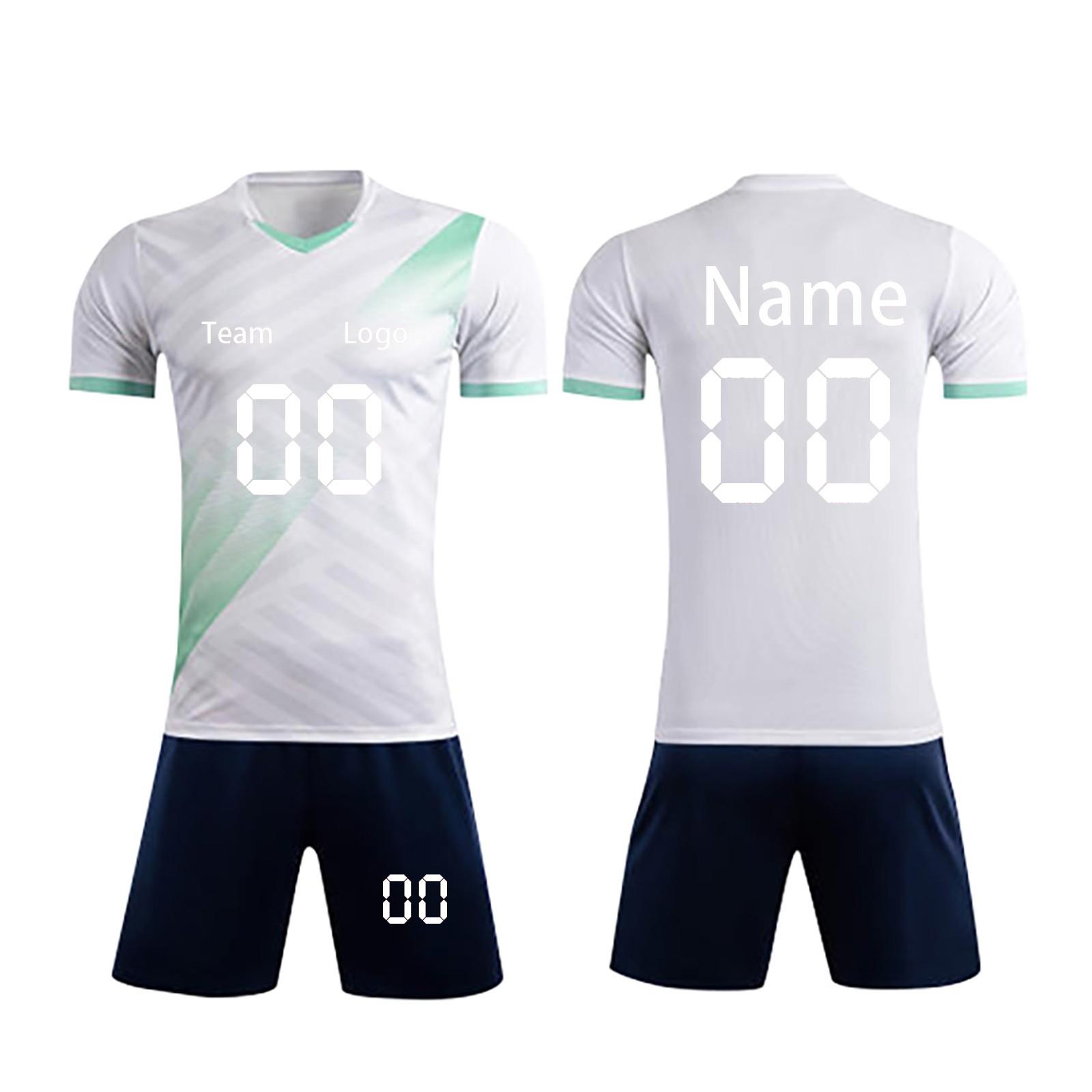 

Комплект персонализированных рубашек для мужчин и девочек с именем и номером, футбольные майки на заказ для мальчиков, тренировочный костюм 16