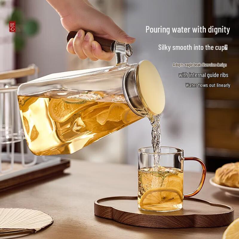YIHUTEA Handmade High-Temperature Glass Teapot