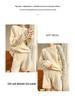 2022 Fall/Winter Women's 100% Wool Casual Knit Sweater & Cashmere Sweatshirt Set