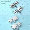 Sliding Bolts Latch Hasp Stainless Steel Heavy Duty Door Lock Gate Safety Toilet Door Lock for Wood Fence Interior Door