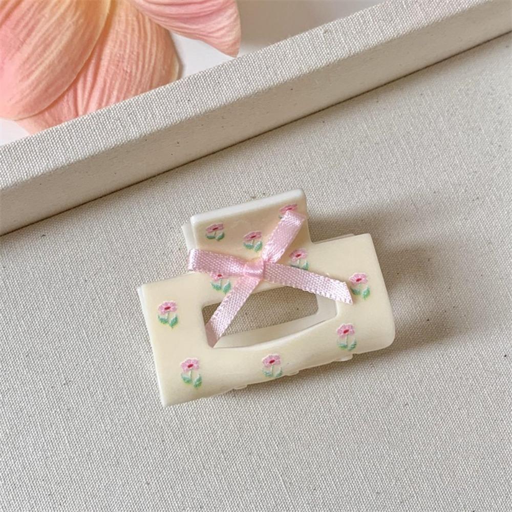 Plastic Cat Claw Clip Flower Bow Shark Clip Cute Bowknot Hair Claw  Ladies