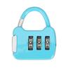 3 Digit Combination Padlock Zinc Alloy Mini Password Lock Colorful Anti Theft Lock For Luggage Gym Locker Cabinet