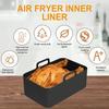 2PCS Air Fryer Silicone Tray Dish Dual 2 Basket Baking Pan Oven Pot Plate Liner Dual Air Fryer Accessories For Ninja Foodi