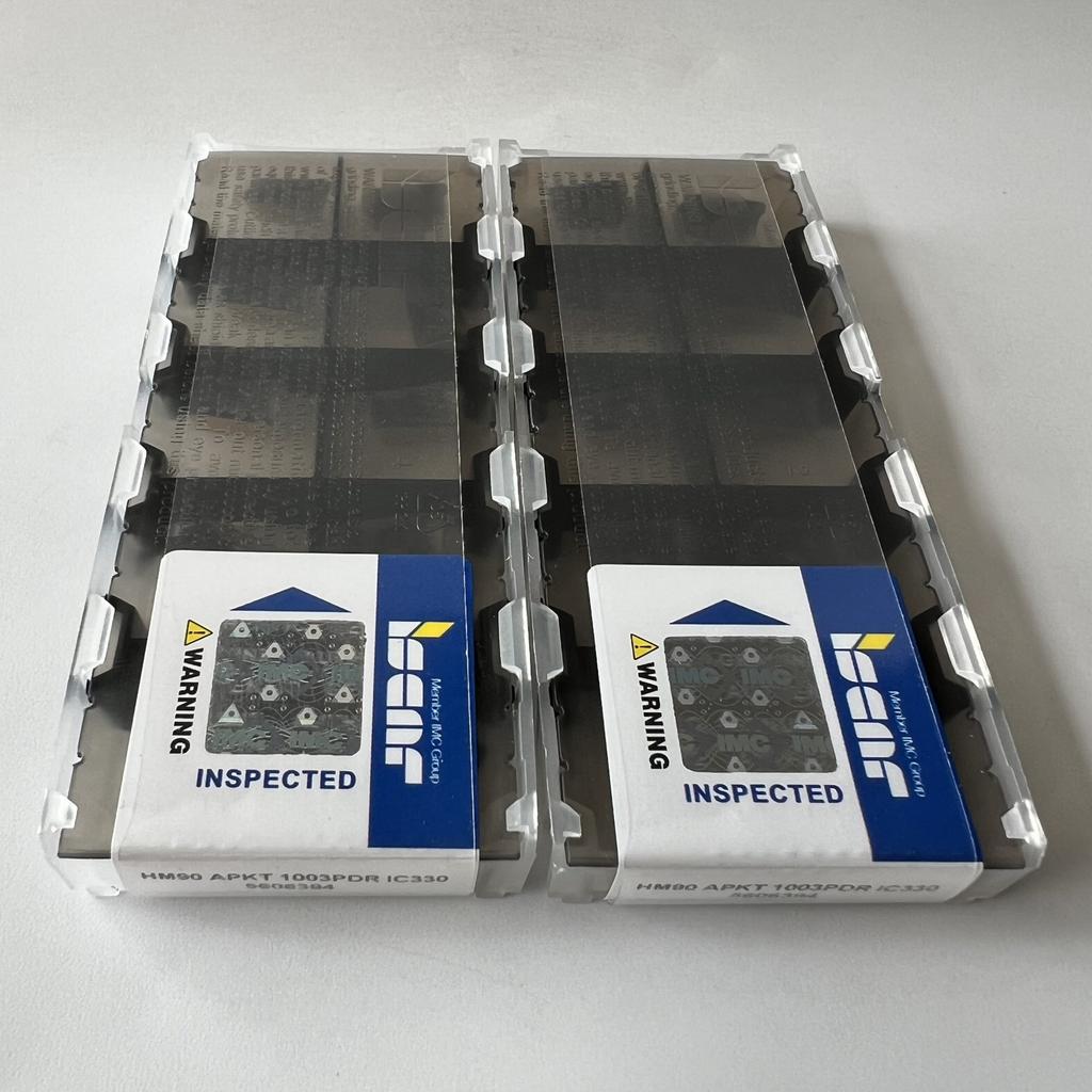 ISCAR / HM90APKT1003PDR IC330 / Industrial indexable carbide inserts 10 Pcs