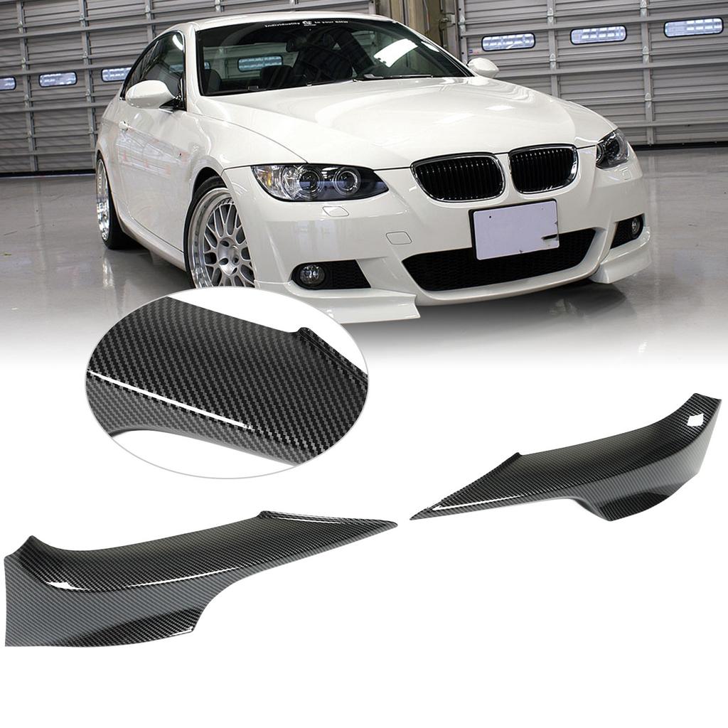 Front Bumper Lips Corner Spoilers Splitters Lower Bumper  or Trim for 3 Series E92 M Sport   2006‑2010