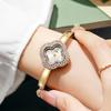 Bracelet Watch Simple Four-Leaf Clover Women'S Watch New Diamond-Encrusted Light Luxury Niche Women'S Watch High Value Quartz Watch