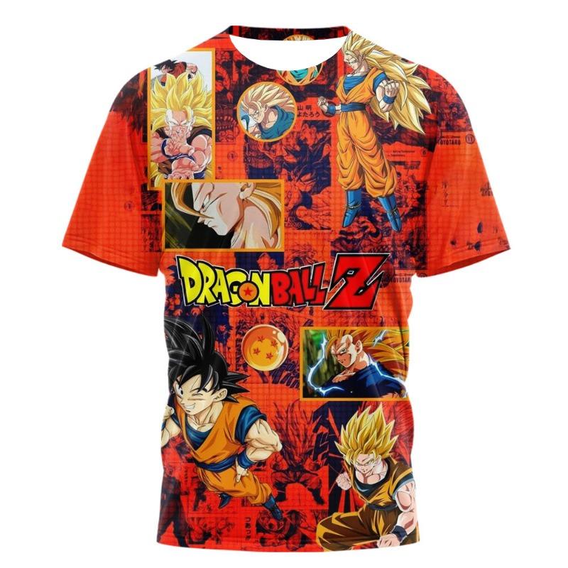 Dragon Ball Super Goku Ultra Instinct 3D Print T-shirt Unisex Comic Panel Graphic Streetwear Daily Casual Outfit for Anime Fans
