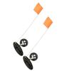 Pack of 2 Ice Fishing Flags Ice Fishing Flags Indicators Ice Fishing Tip Up Flags Set Cold Resistant For Winter Fishing