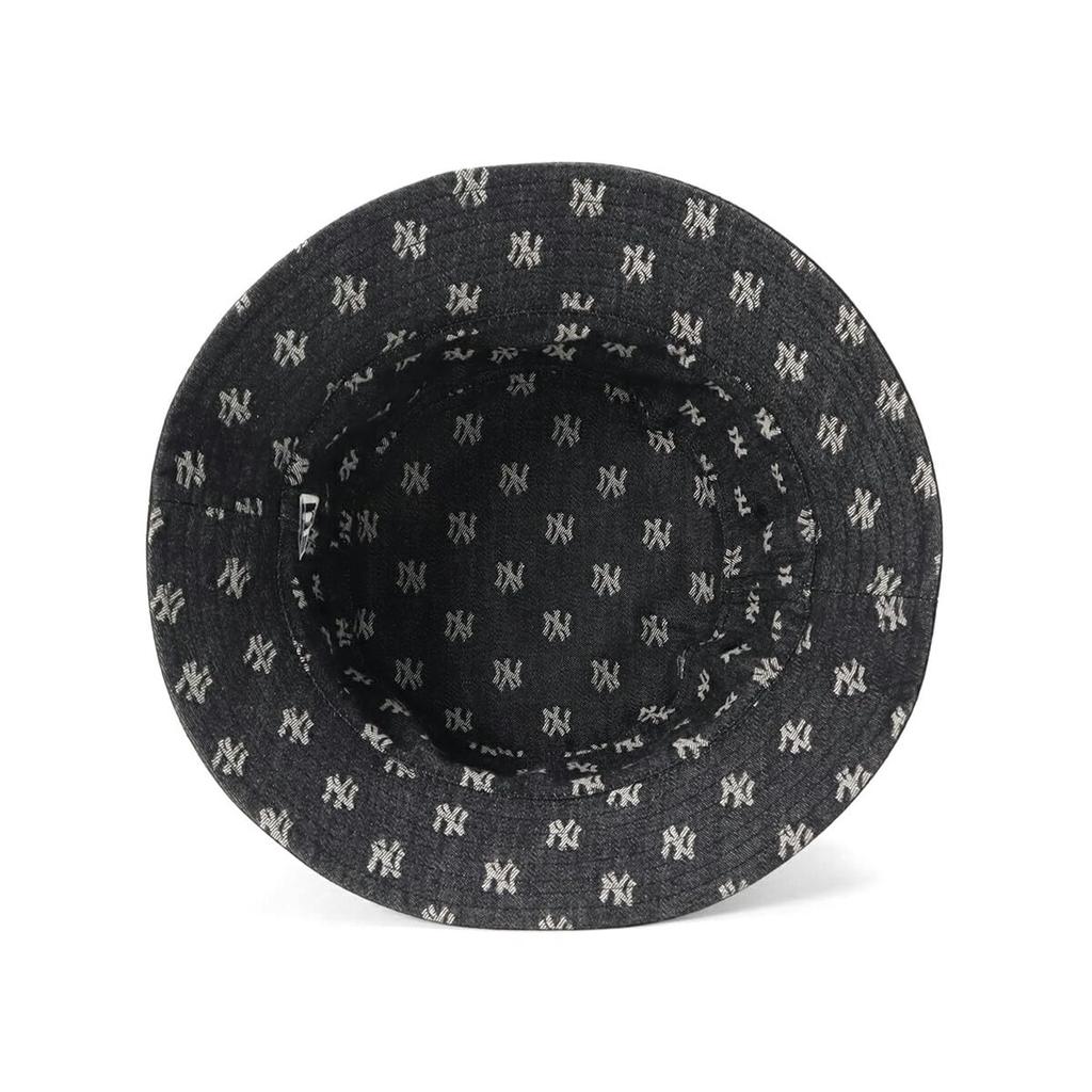 New Era MLB Jacquard Reversible Bucket NY Size BUCKET01 RV JACQUARD NEYYAN NER36C3721 Hat, Black, M/L, BLK, 14388499,
