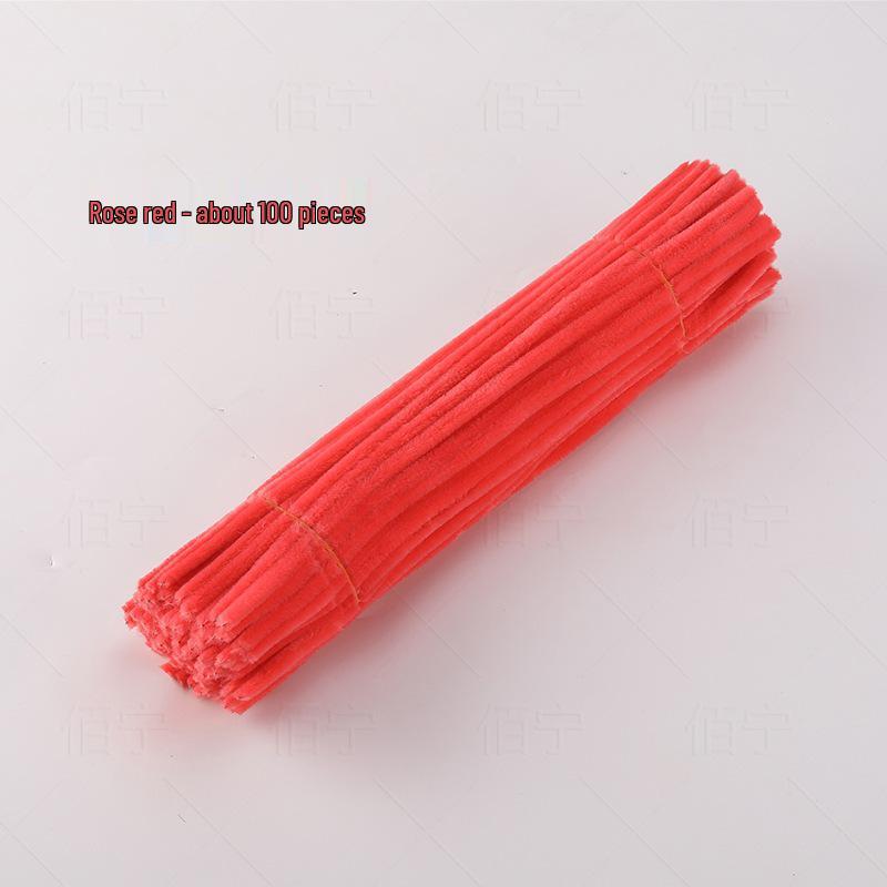 Macaron Color Extra Dense Handmade Flower Pipe Cleaners