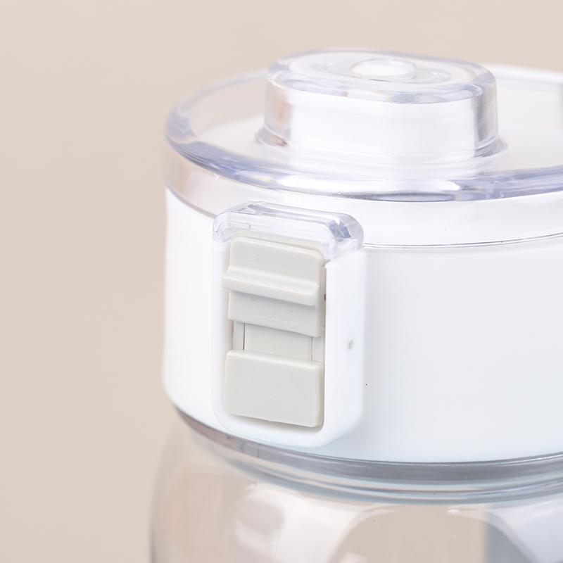 350/550/800/1000Ml Water Bottle Portable Plastic Water Bottles Transparent Cups With Time Scale Large Capacity Sports Bottles