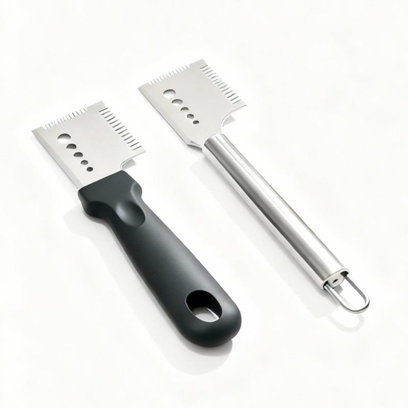 304 Stainless Steel Multi-functional 4-in-1 Onion Knife: Slicer, Grater, Strip Cutter, Chopper.