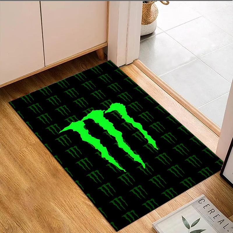 1 Stück Monster Drink Teppich Bodenmatte, Anti-Rutsch-Matte Stuhlteppich Für Wohnzimmer, Schlafzimmer, Fußmatte Heimdeko Geschenk Weihnachtsgeschenke