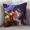 Anime Saint Seiya Cartoon Series Square Pillowcase Soft Waist Sofa Cushion Cover Bedroom Room Pillowcase