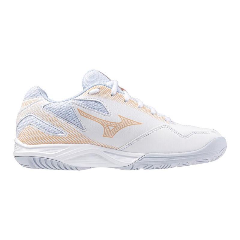 Mizuno Stealth Star 2 Jr Unisex Niedrige Dämpfende Trainingsschuhe Weiß Platin X1GC230700
