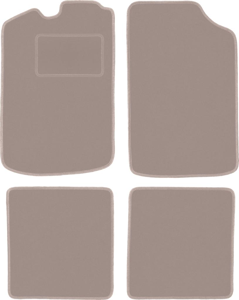 Beige Velours-Fußmatten für: Volkswagen Golf I Schrägheck (1974-1983)