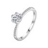 Ada Jewelry S925 Silver High-End Bisuteria Al Por Mayor Zircon Rings for Women Wedding