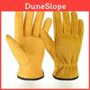 Work Gloves Cowhide Leather Gardening Mechanical Welding Safety For Industrial Use