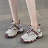 Super hot daddy shoes women's spring new rhinestone thick sole heightening women's shoes versatile casual sports shoes