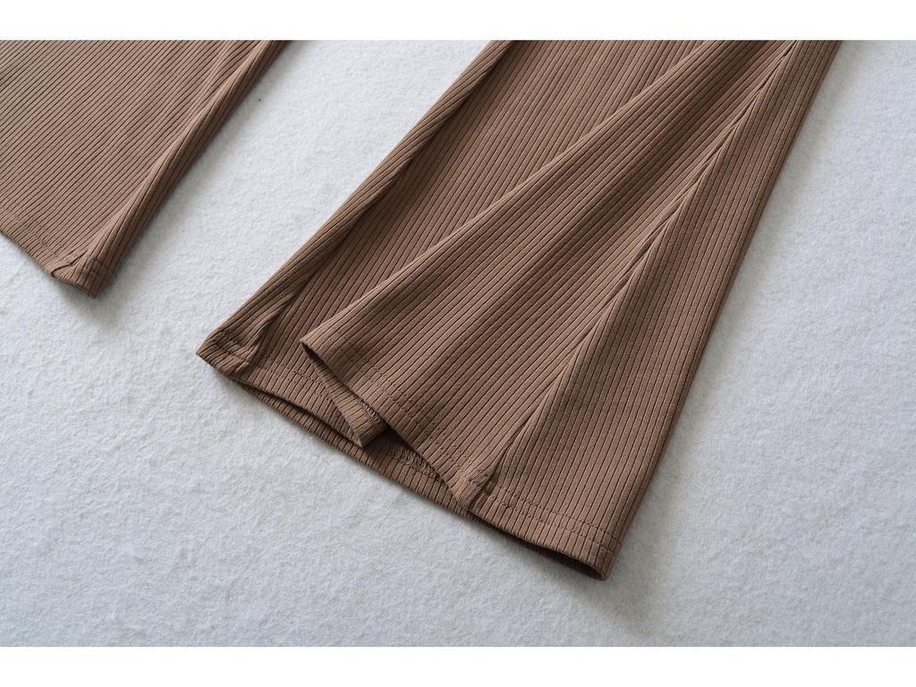 Women's Trendy High Waist Slimming Flared Floor-Length Pants