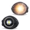 2PCS Foglight Cover For BMW E46 M3 2001- 2006 LED Fog Lamp Headlight Front Bumper Foglight Cover Dual Holes